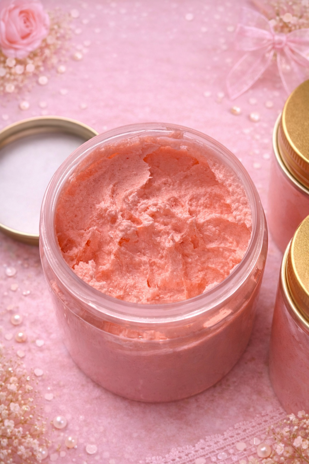 🍭 Floss Kiss – Body Scrub (250ml) 💗