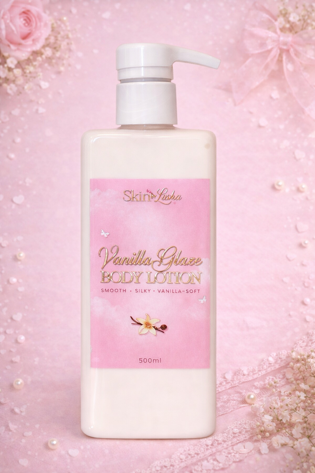 🍦 Vanilla Glaze  Hydrating Body Lotion (500ml) 🧴