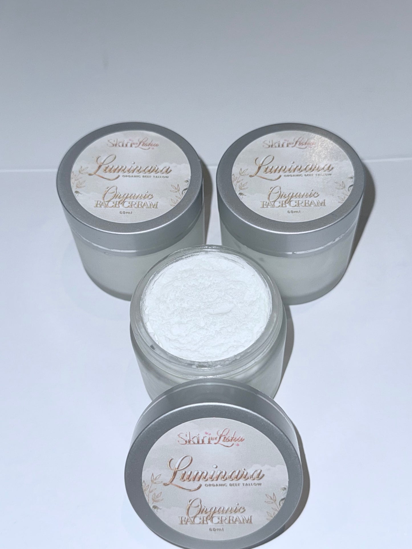 🌸 Luminara – Organic Tallow Face Cream (60ml) 🤍